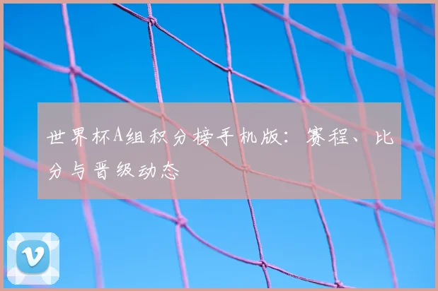 世界杯A组积分榜手机版：赛程、比分与晋级动态